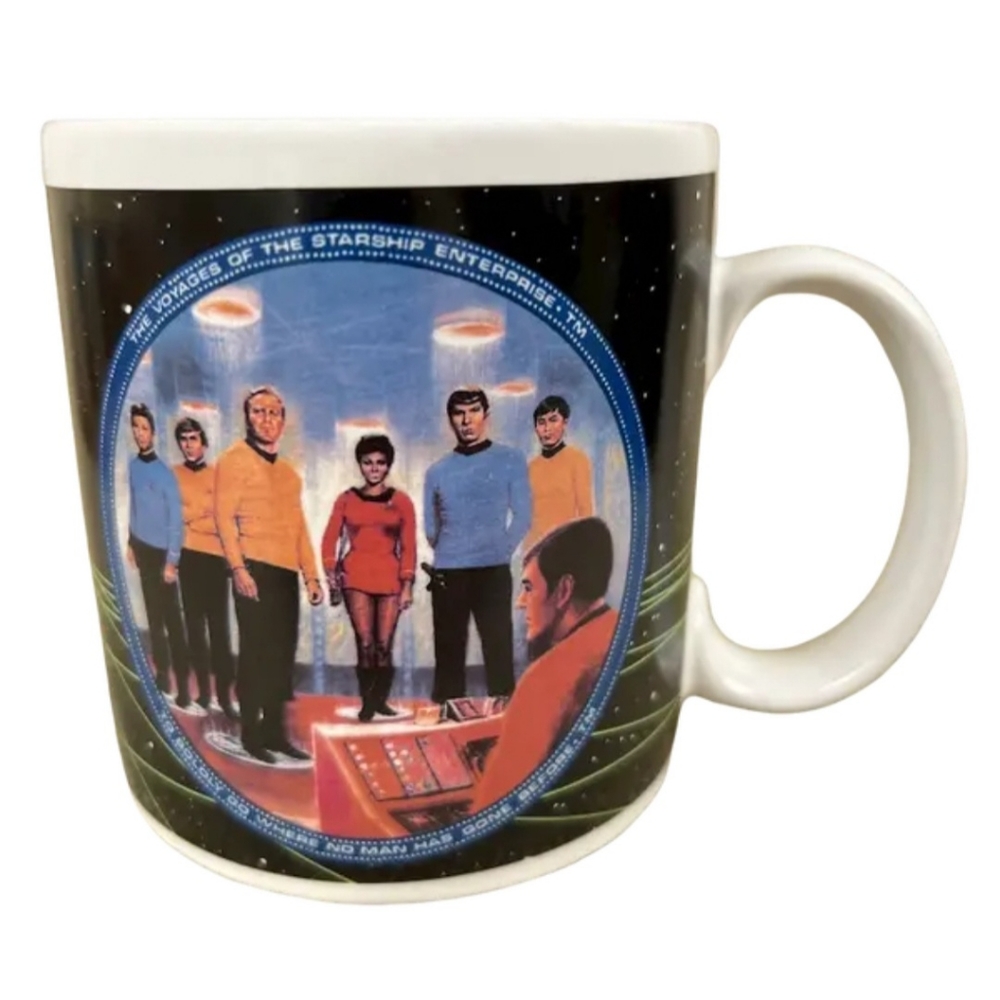 Hamilton 1991 Star Trek TOS Enterprise Crew Coffee Mug